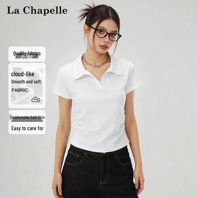 Женская облегающая футболка-поло La Chapelle