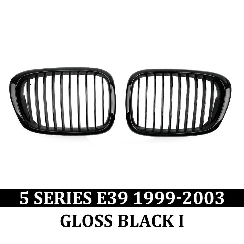 for 1999-2003 BMW 525i M5 Car Front Grille 520i 530i 535i 530d 525td 523i 5 Series Facelift Grill Black E39 Kidney Grille Parts