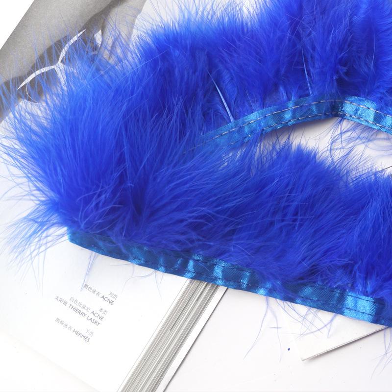 Цвет Кровеносный Сосуд Флис Перо Ткань Края Тканевая Полоска Флисовая Ткань Пояс Одежда Аксессуары Сделай Сам Автомобильный Противоскользящий Коврик Декоративный Материал