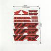 For HONDA VFR 18 Colors Reflective Motorcycle Stickers, 3M Safety Warning At Night In The Dark Scooter Helmets TP6 wsvj7