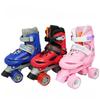 Kids Roller Skates Skating Shoes Sliding Inline Quad Skates Sneakers 4 Wheels