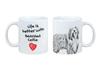 Bearded Collie, Highland Collie, Mountain Collie - cup with a dog, cup with a photo, personalized gift from the Art-Dog brand