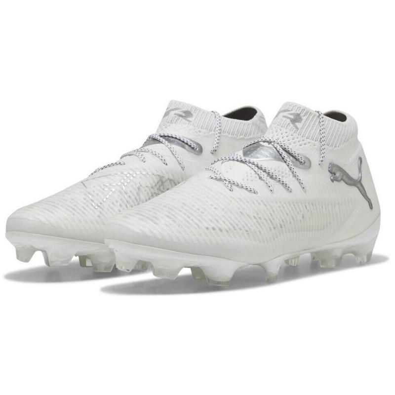 PUMA FUTURE 8 FG Firm Ground Fabric Abrasion Resistant Abrasion Resistant Soccer Shoes Unisex White 108138-04