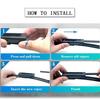 Bayonet Arm Wiper Blades (26"+14") for Lada Xray, Renault Captur, Clio IV & Compatible Models