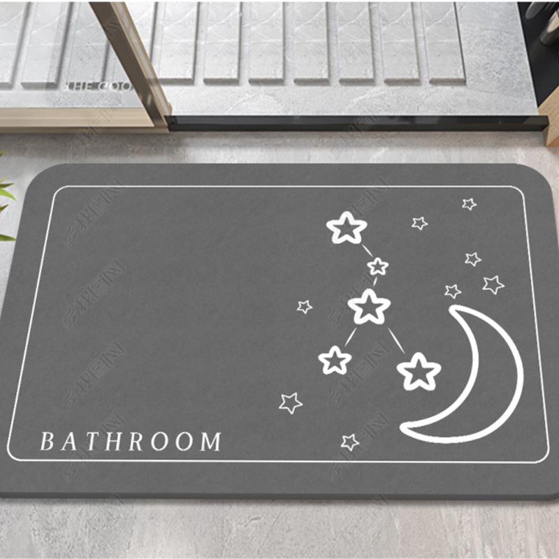 Нескользящий коврик для ванной - Впитывающий, грязеотталкивающий ковер для прихожей, спальни, туалета