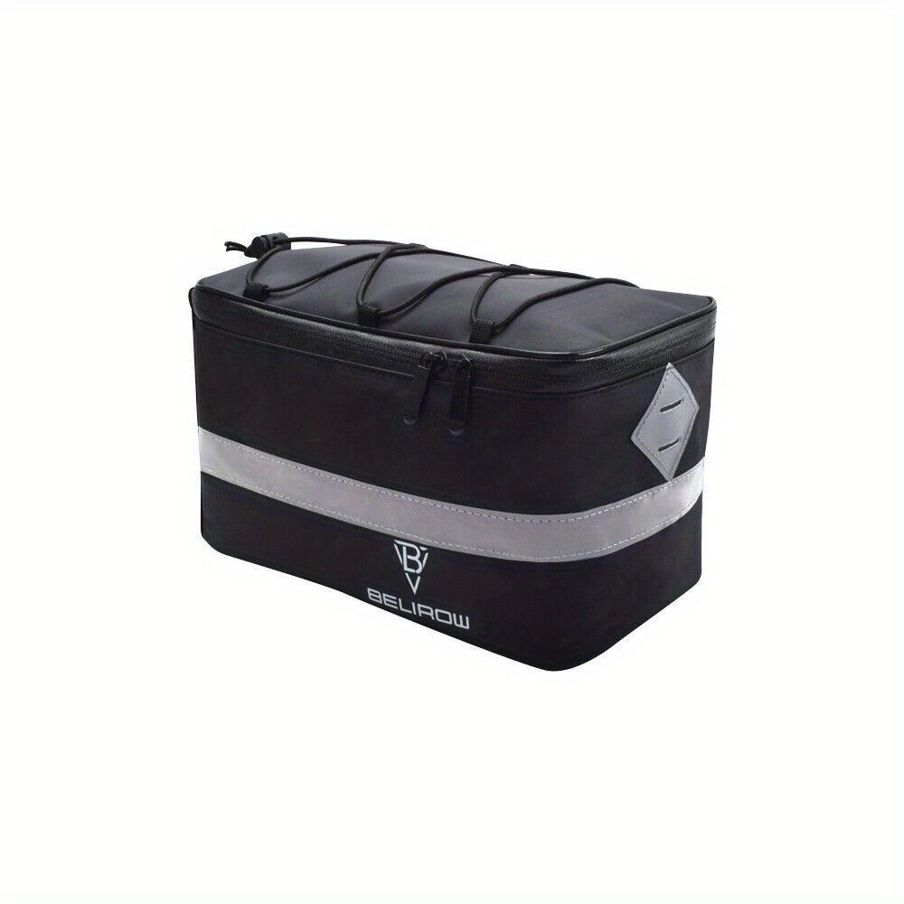 PVC Bicycle Rear Seat Bag - Waterproof Trunk Pannier with Ample Storage Space for Cycling Accessories - Durable and Easy To Install Bike Rack Bag