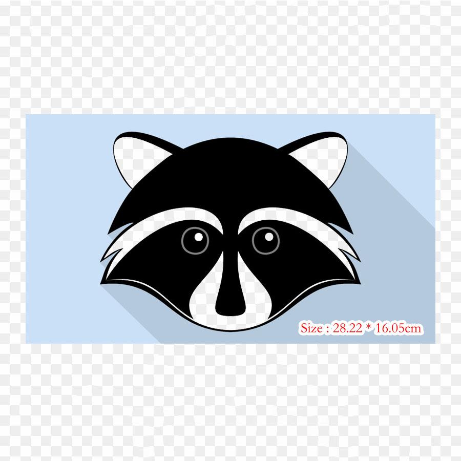 Desktop Wallpaper Raccoon Animal Iron On Heat Transfer Printing Vinyl Patches Sticker for Clothes DIY Appliques Washable Patches