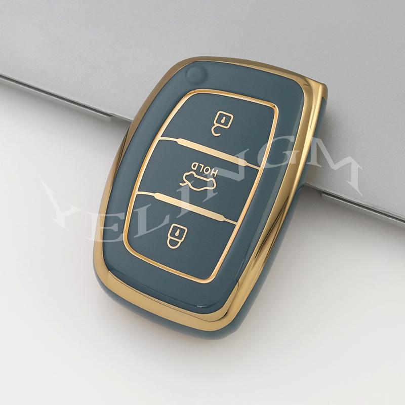 Новый стиль 3 4-кнопочный чехол-брелок для автомобильного ключа Hyundai Ix35 I40 I20 I10 Tucson Elantra Creta Sonata Ioniq Accent Creata Брелок