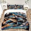 3Pcs Powerful Water Elemental Bedding Set Quilt Cover Pillowcase Home Christmas Xmas Halloween Gift 1 Duvet Cover 2 Pillowcase M92941