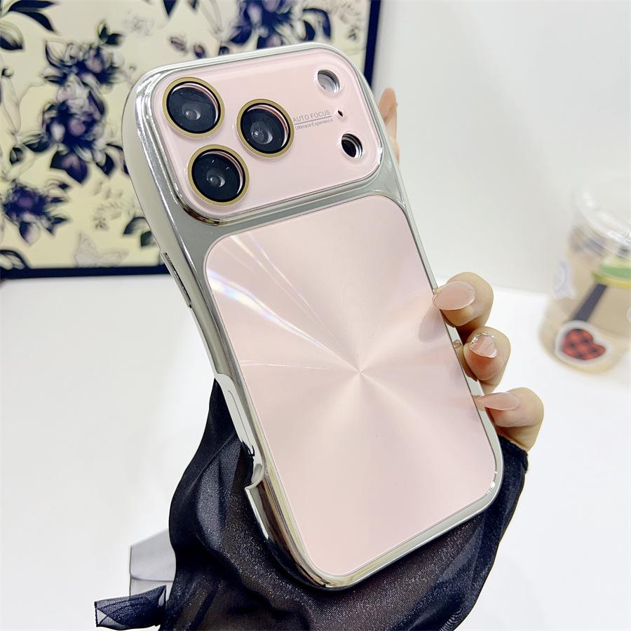 Тонкий противоударный чехол Aurora с гальваническим покрытием для iPhone 14/13 Совместим с Apple 17/16/15 Pro Max