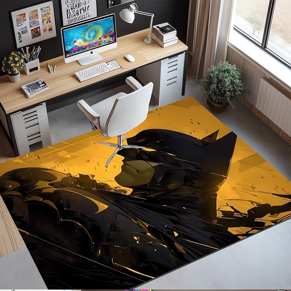 Batman Printed Carpet,Rug,for Office Chair Living Room Bedroom Kitchen Room Decor Gifts.