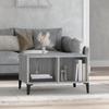 821042 vidaXL Coffee Table Sonoma Grey 60x50x36.5 Cm Engineered Wood