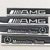 AABHA1 2pcs 3D Metal Car Fender Side Wing Mercedes AMG Logo Emblem Badge Sticker For Mercedes Benz AMG B C E G Class GLB GLC GLK GLE