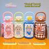 Water Cup Children's Thermos Cup Special Straw Cup for Girls To Go To School Student Double Drinking Pot