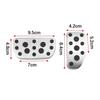 For Toyota Vios 2014+ Vios FS Yaris 2017+ Car Pedals Cover Gas Accelerator Brake Pedal Cover Kit Pad Protector Accessories