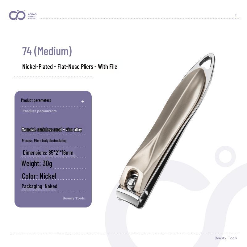 Nail Clippers & File Set: Scissors & Manicure Tools