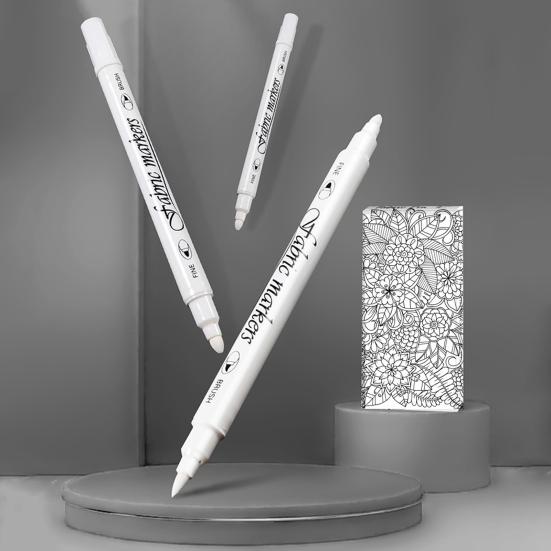 4/6 шт. тканевая ручка с двойным наконечником, текстильные маркеры, водонепроницаемая ручка для рисования граффити, футболка, пальто