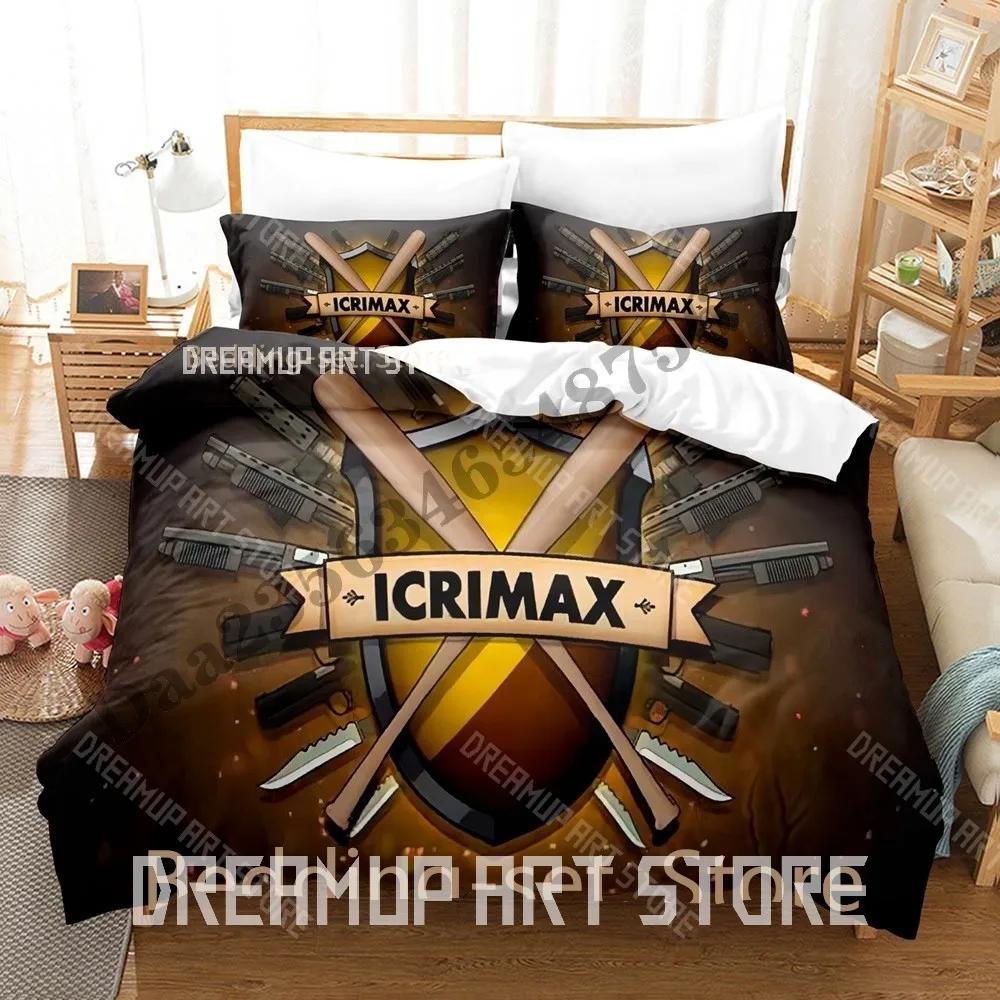3D Print Icrimax Burgerpommes Bedding Set Twin Queen King Full Size Duvet Cover Pillowcase Bed Boys Girls Adult Home Textil