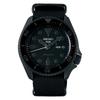 Аналоговые часы Seiko 5 Sports Мужские Черный циферблат Нейлоновый ремешок SRPD79K1