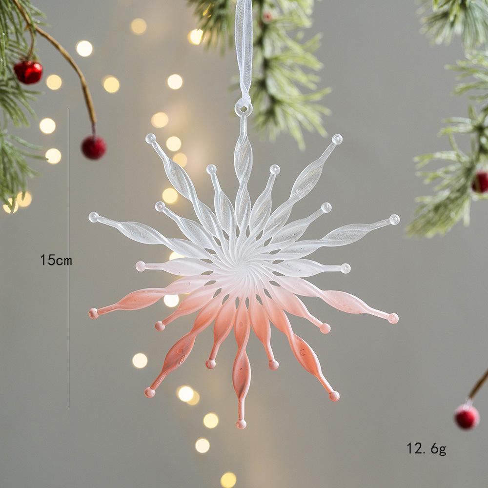 Рождественские подвески, праздничные атрибуты для рождественской елки, креативная снежинка, лось, танцор, декоративная подвеска