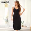 Summer Women's Home Wear V Neck Lace Slip Dress Pajamas