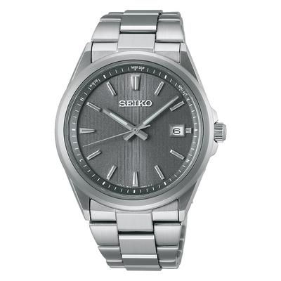 S Series Premium Stainless Steel Radio Solar SBTM347 Silver [Seiko Watch] Мужские