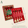 Cartoon Christmas Stainless Steel Cutlery Set: Colorful Spoon & Fork