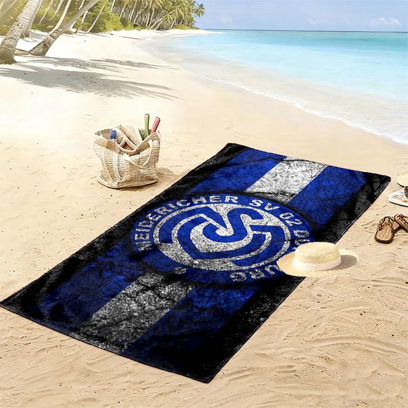 MSV Duisburg Print Beach Towel, Large Soft Quick Dry Towel for Beach Camping Swimming