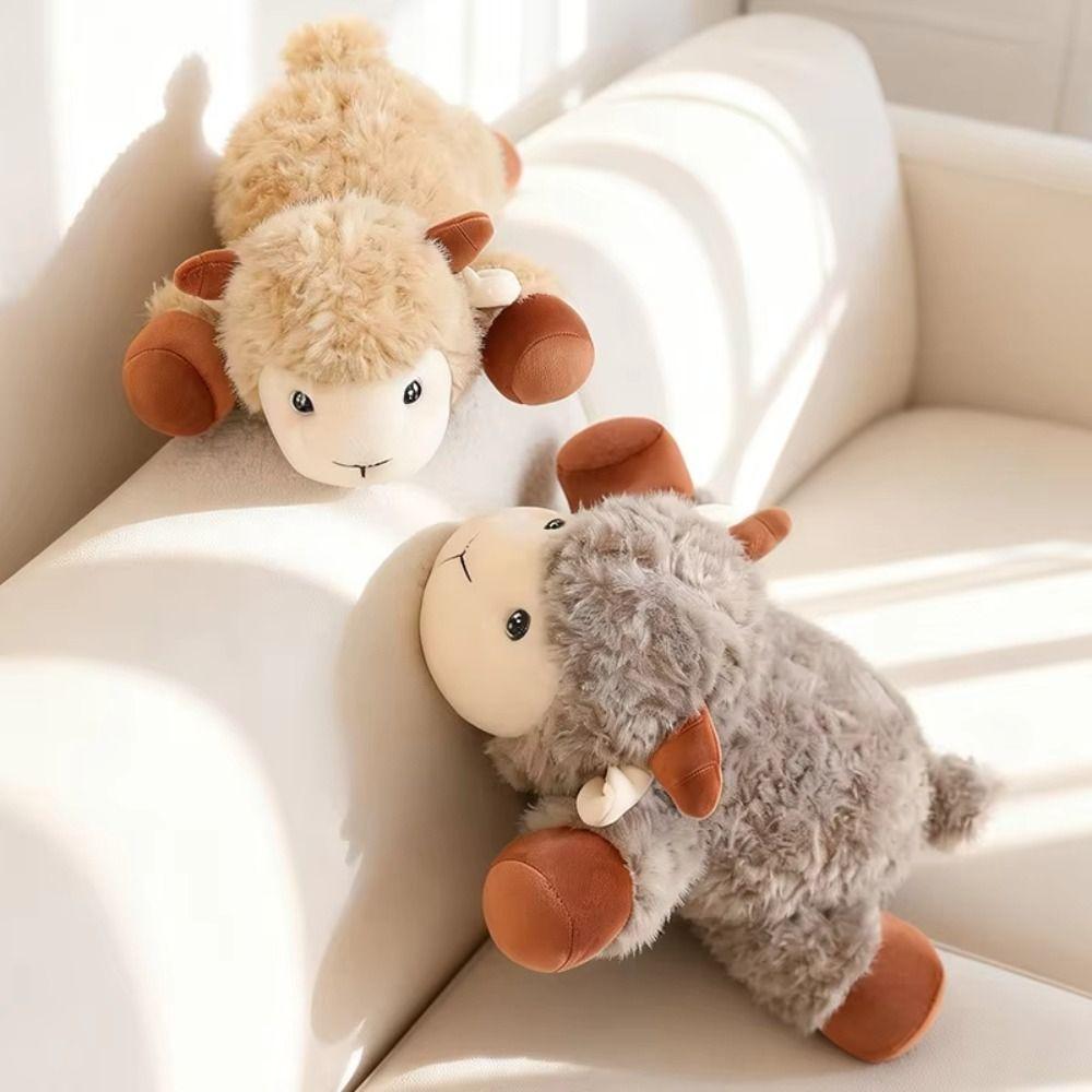 Stuffed Animal White Sheep Stuffed Doll Simulation Sheep Plush Toy Party Supplies