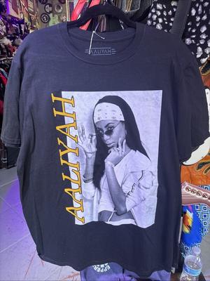 Коллекция Футболки Gildan Певица Aaliyah Унисекс Концерт S-5XL LO200 Унисекс Футболка