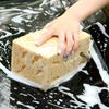 Car Wash Sponge Large Cross Cut Soft Foam Grid Super Absorbent Sponge Easy Grip Non Scratch Car Cleaning Tools Auto Accessories
