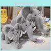 Adorable Plush Elephant Toy Stuffed Animal Cute Doll Perfect Birthday Gift Soft Hug Pillow