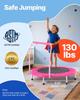 36" Trampoline for Kids Foldable Mini Toddler Trampoline Indoor Outdoor