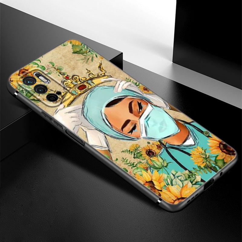 Чехол для телефона «Доктор медсестра, здоровье» для Xiaomi Redmi Note 7 8 9 10 Lite 11 11E 11T 12 Pro 11S 4G 10T 5G 8T 9S 10S, черный чехол из ТПУ