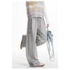 New street dance striped sports pants for women 2026, jazz dance long pants, wide-leg straight pants