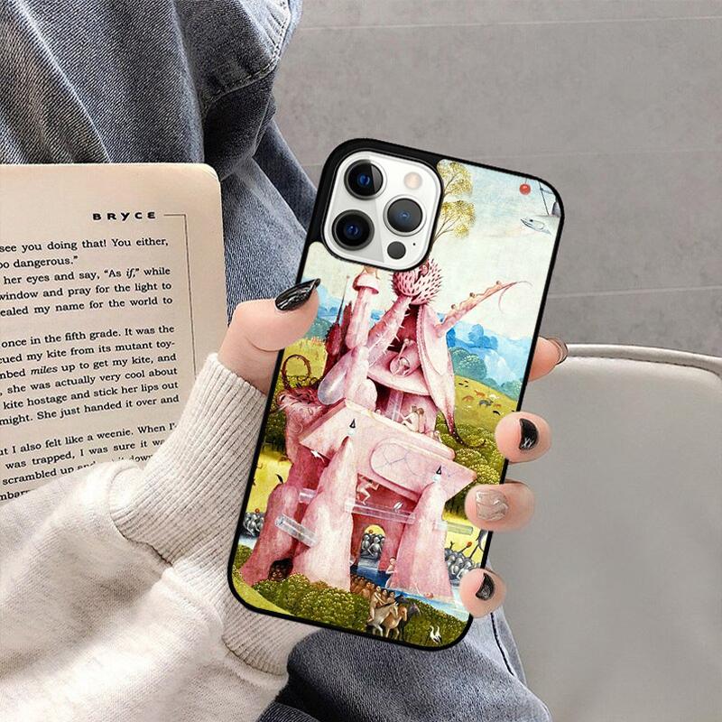 Hieronymus Bosch Art Phone Case For iPhone 17 Air 16 15 14 plus 11 12 13 Pro Max coque Cover Shell