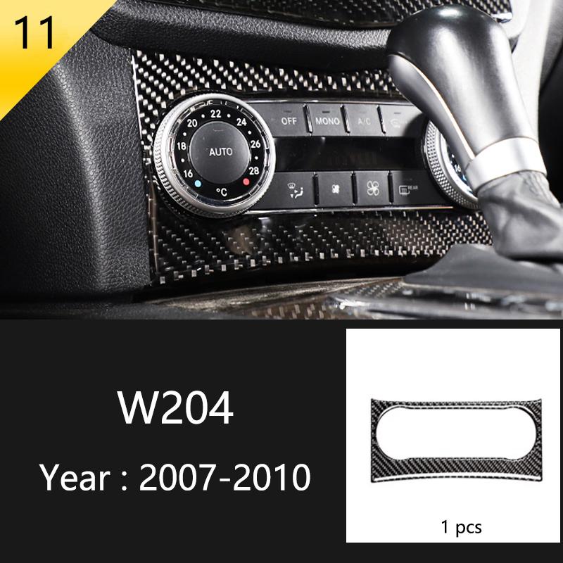 Для Mercedes Benz C Class W204 C180 C200 C260 автомобильная панель окна двери из углеродного волокна полоса защитная отделка наклейка аксессуары