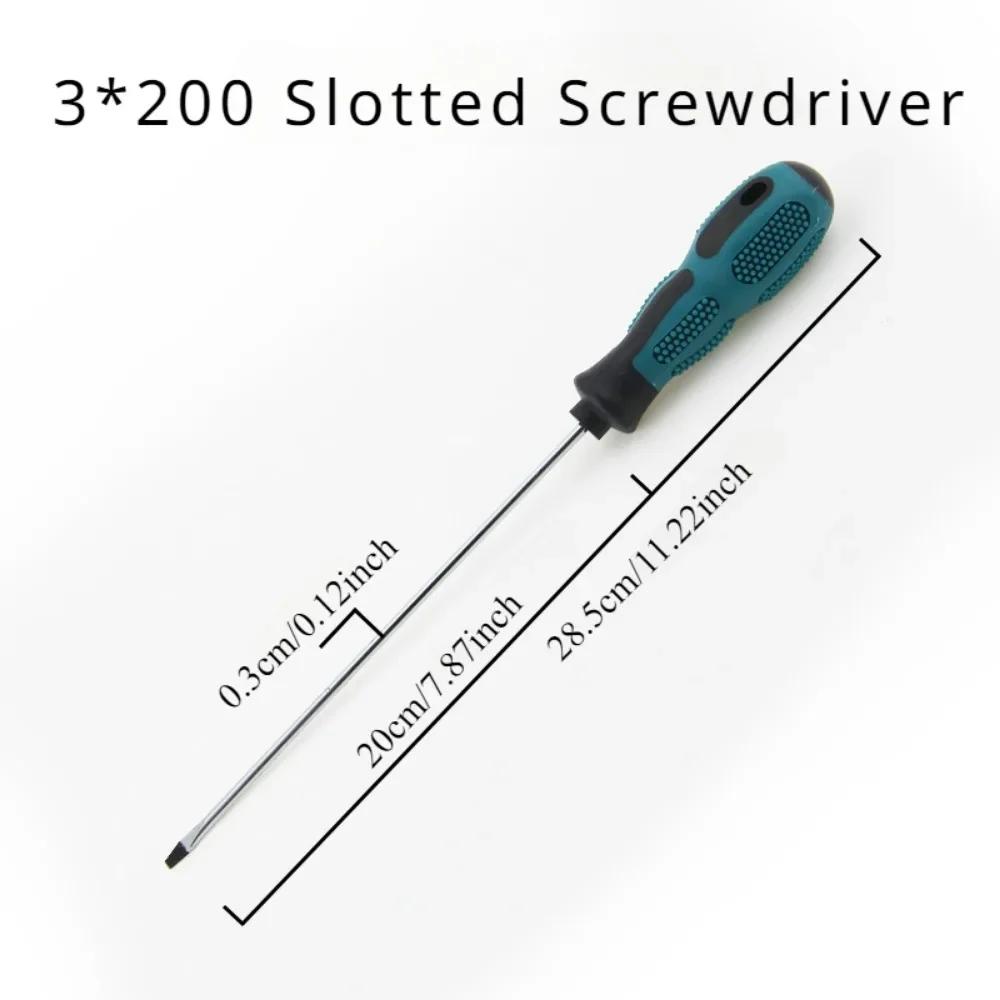 Long Slotted Phillips Screwdriver Rubber Handle Magnetic Screwdriver Installation and Disassembly Repair Tool 2025