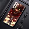 Чехол для Samsung Galaxy S21 S20 Ultra S10 Plus Lite S21 S20 Fe 5g S10e S9 S8 S7 Edge Shell Fundas Attack On Titan Anime