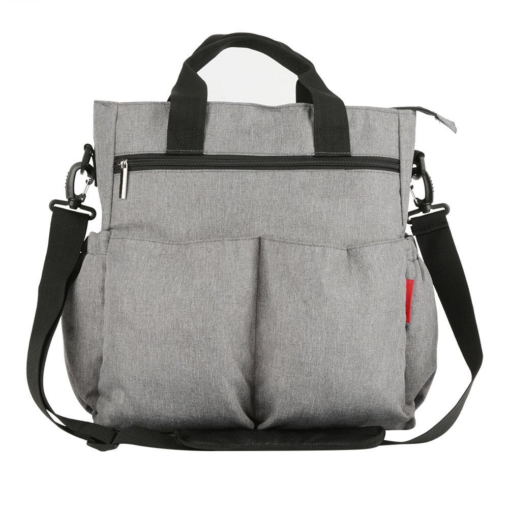 Сумка для подгузников Insular Baby Paper Nappy Bag большой емкости наклонная портативная тележка подвеска для мамы(Серый