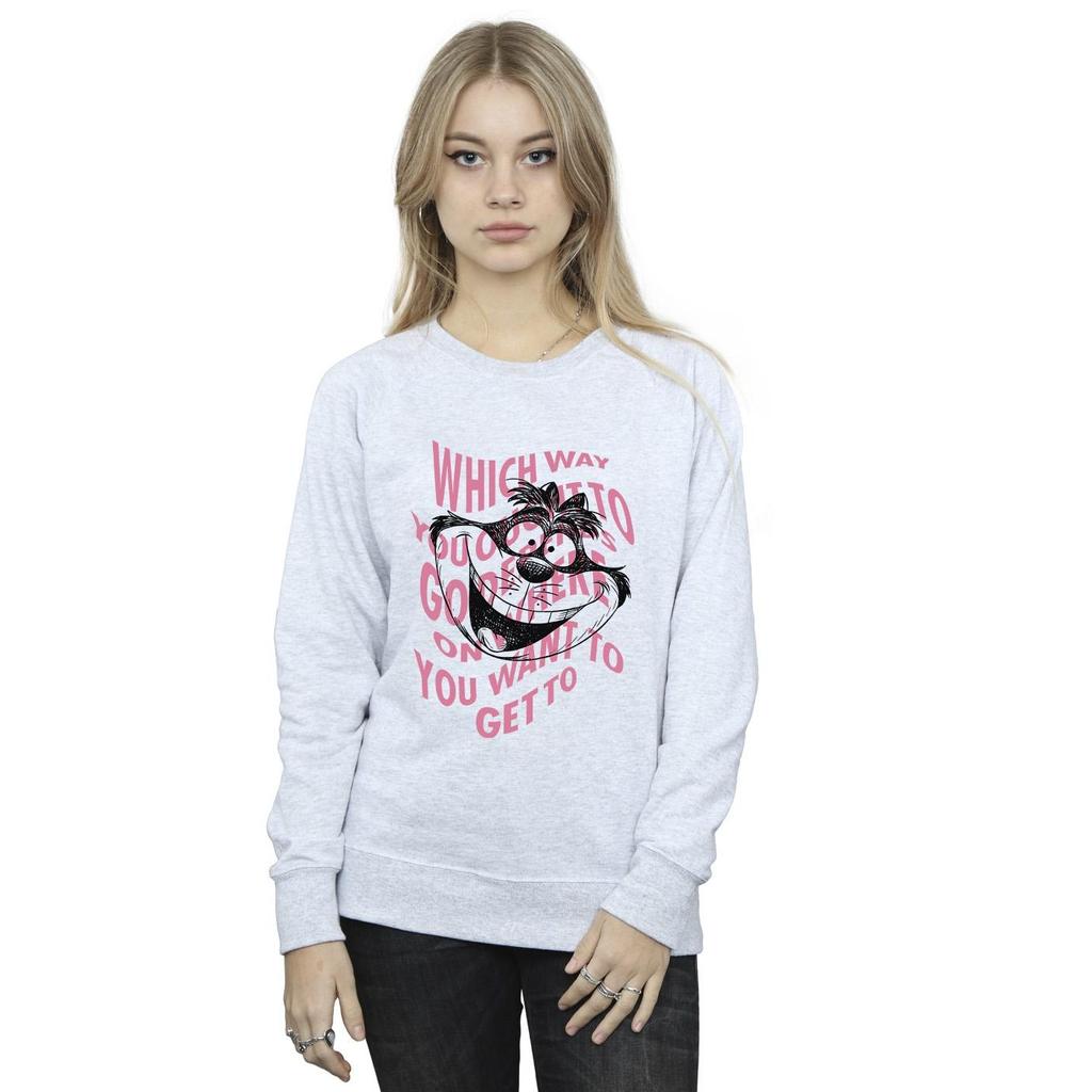 Disney Womens/Ladies Alice In Wonderland Chesire Cat Sweatshirt
