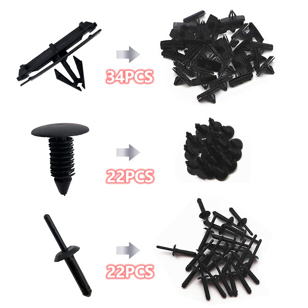 Kit Fixation 78 Clips Fender Pour 2007-2017 Wrangler Jeep Rubicon Jk