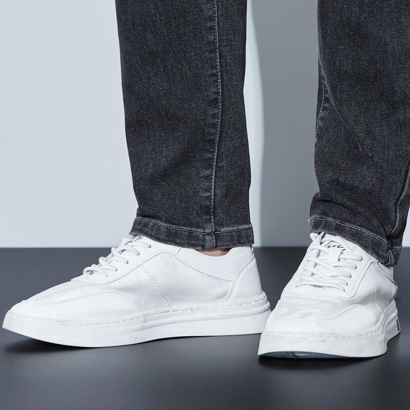 Jeanswest Men's Straight-Leg Stretch Denim Casual Pants