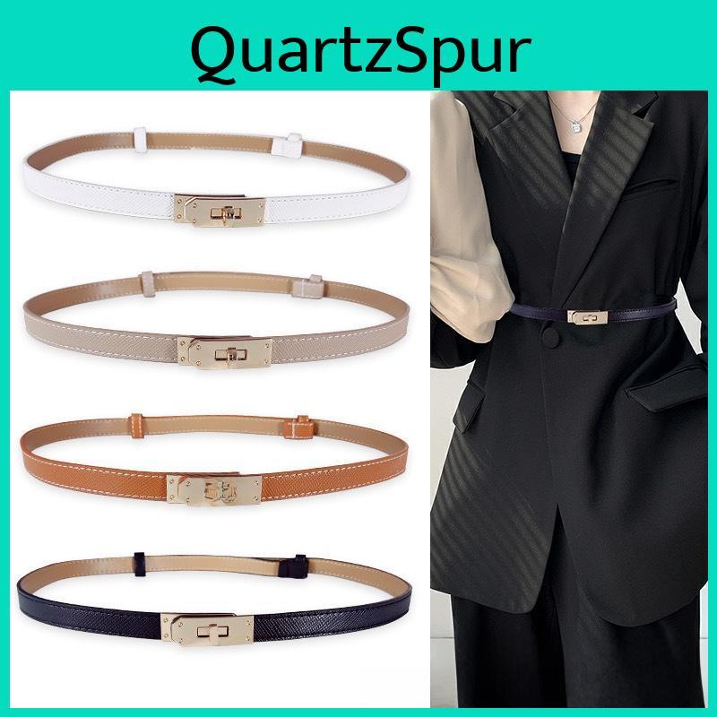 Womens Retro Textured Pu Leather Belt With Alloy Buckle For Dresses And Skirts