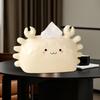 Ceramic Tissue Box Crabs Paper Holder Practical Desktop Ornament Facial Tissues Dispenser Canister