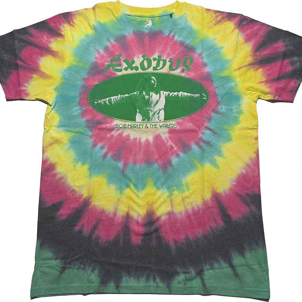 Bob Marley Exodus Oval T-Shirt Multicolour New Unisex T-Shirt