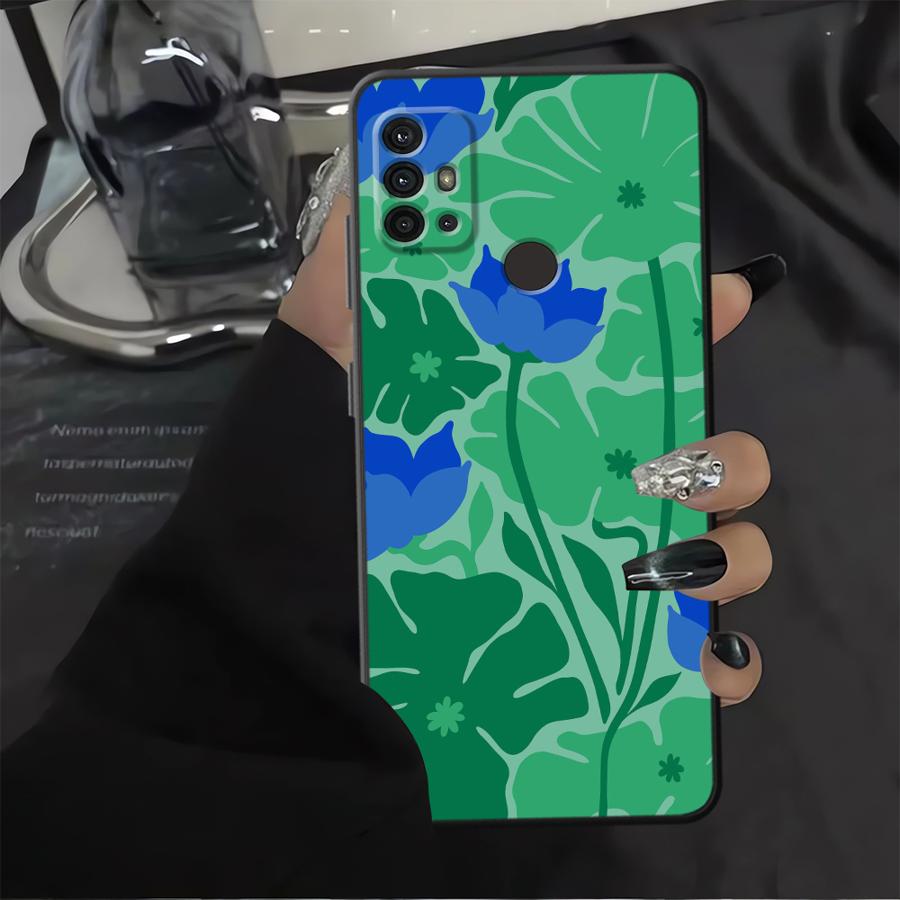 Case for Motorola Moto Edge 20 Pro 30 Lite G50 G71 G60s G32 G53 G30 G22 Edge40 G51 G73 G52 Phone Cover Cartoon Pattern Art