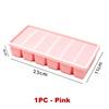 6 Grids Large Ice Cube Molds Silicone Freezer Tray with Lid Reusable Long Ice Stick Tray Easy Release Soup Freezer Mold Ice Cube 6