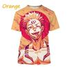 Latest Jujutsu Kaisen 3D Printing Casual T-shirt Popular Classic Anime Men's Fashion Harajuku Top T-shirt Gojo Satoru T-shirt