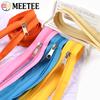 Meetee 3-10 м 5# Нейлоновые молнии со слайдером, головки для молнии для одежды, пуллер, ремонтный комплект, замена для сумки, одежды, аксессуары для молнии для DIY